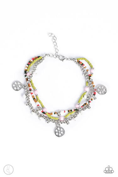 Surfing Safari - Green Anklet